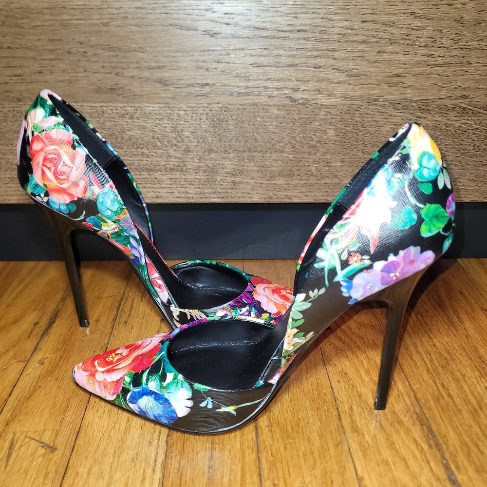 Steve Madden Floral Print Heels